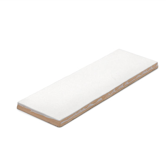 Zellige 2.5"x8" Light Ceramic Glossy Tile