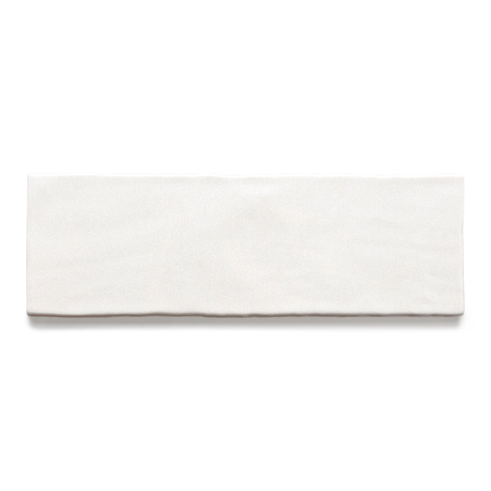 Zellige 2.5"x8" Light Ceramic Glossy Tile
