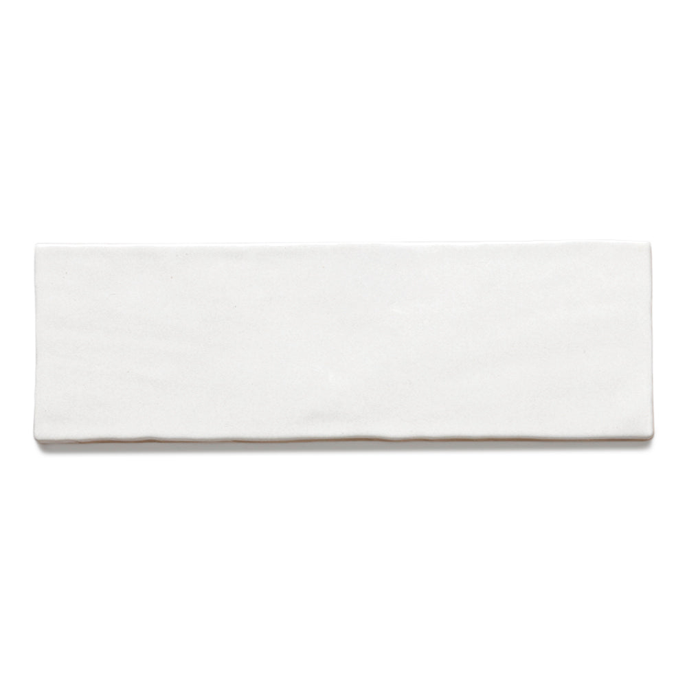 Zellige 2.5"x8" Light Ceramic Glossy Tile