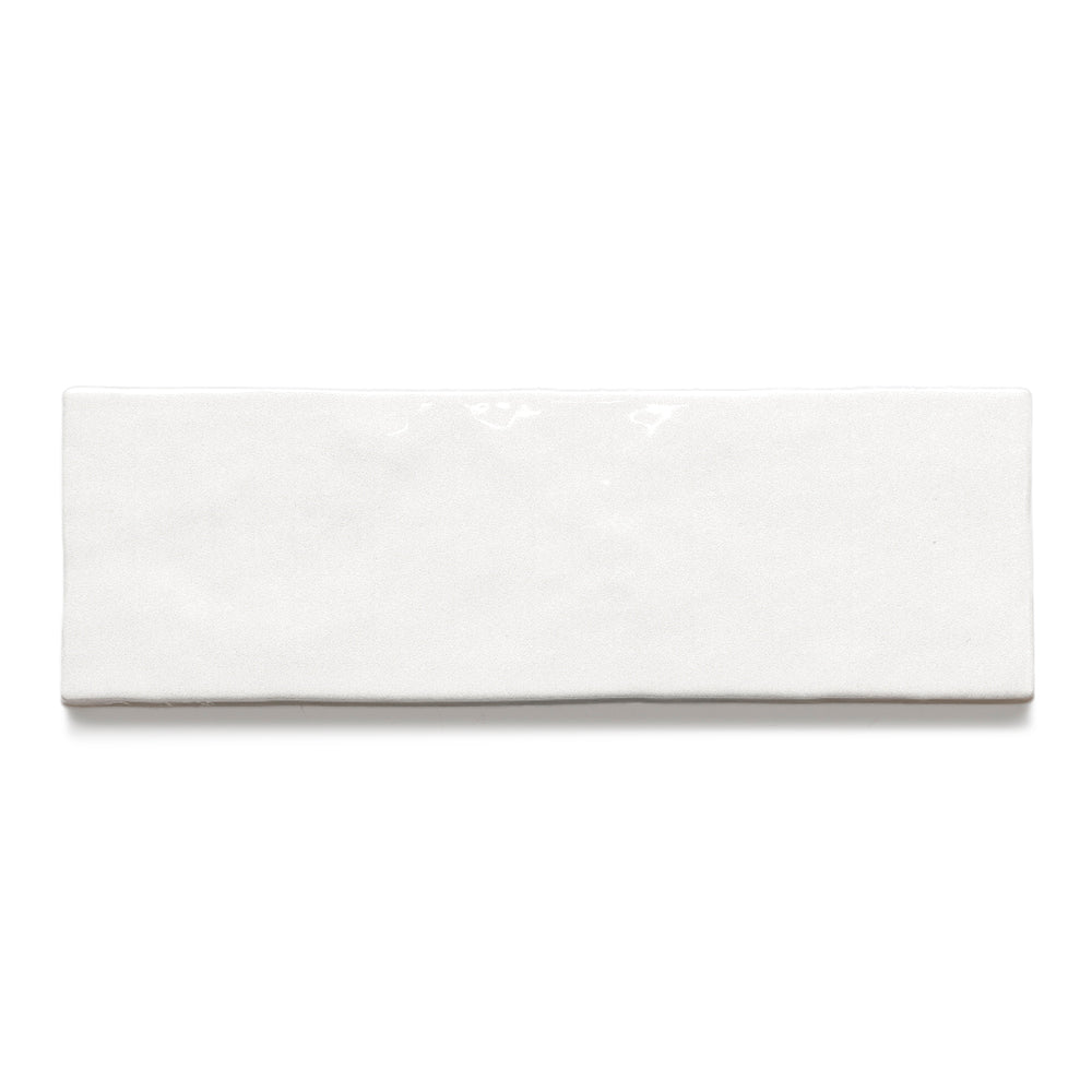 Zellige 2.5"x8" Light Ceramic Glossy Tile