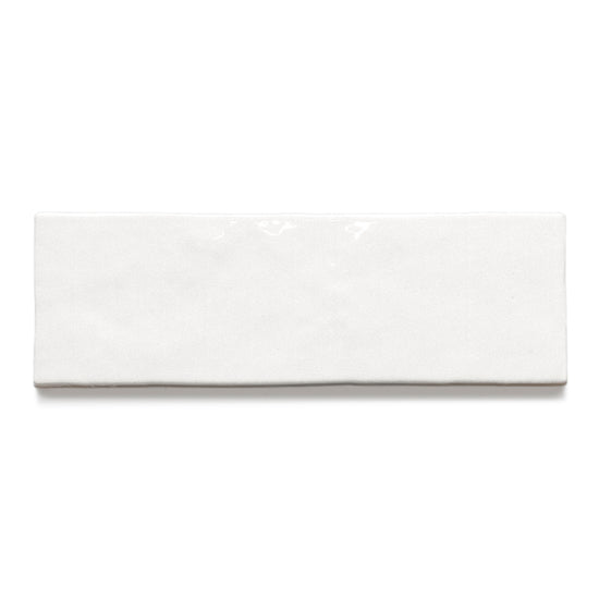 Zellige 2.5"x8" Light Ceramic Glossy Tile