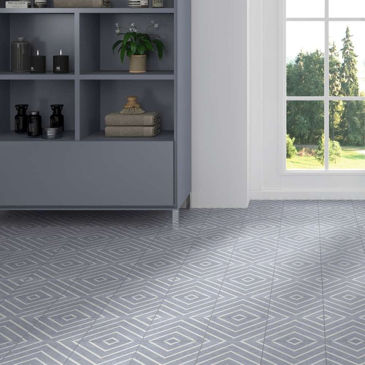 Verity Woven 8"x8" Porcelain Matte Tile