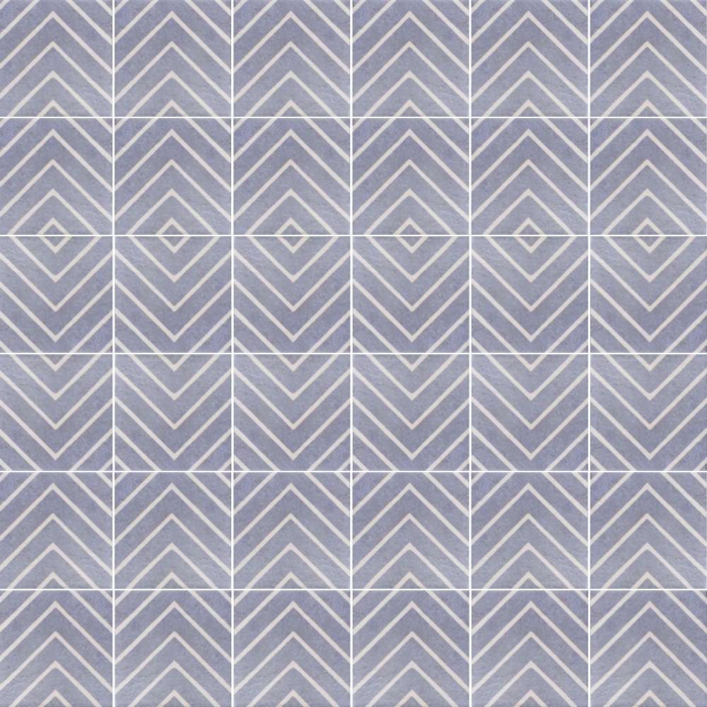 Verity Woven 8" x 8" Azul Porcelain Matte Tile