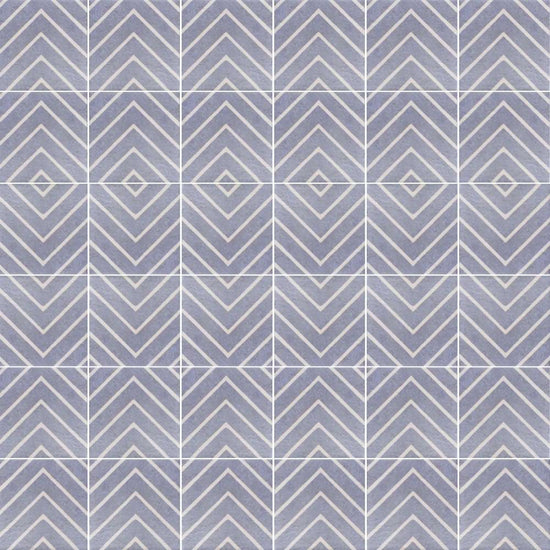 Verity Woven 8" x 8" Azul Porcelain Matte Tile