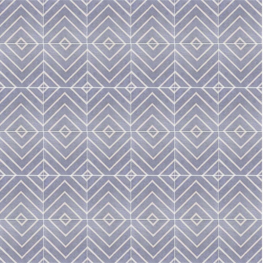 Verity Woven 8" x 8" Azul Porcelain Matte Tile