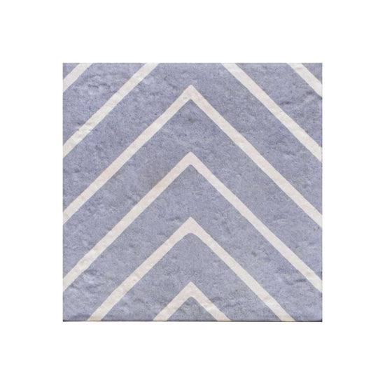 Verity Woven 8" x 8" Azul Porcelain Matte Tile