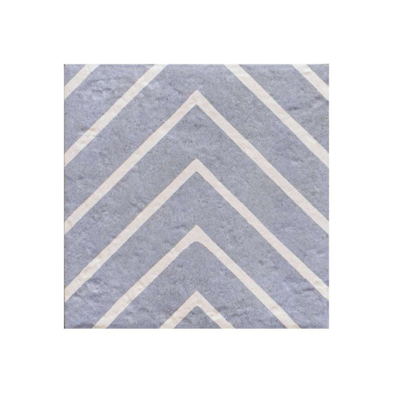 Verity Woven 8" x 8" Azul Porcelain Matte Tile