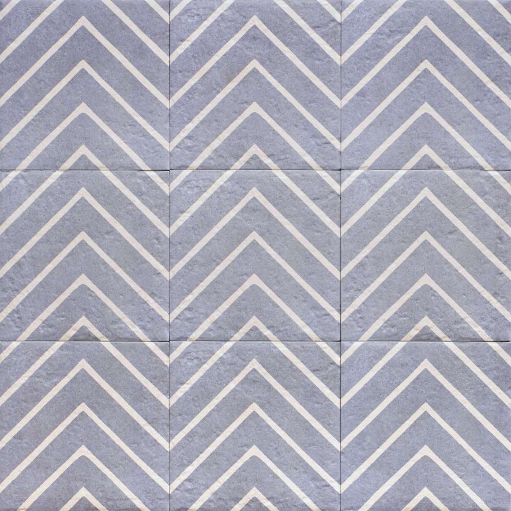 Verity Woven 8" x 8" Azul Porcelain Matte Tile