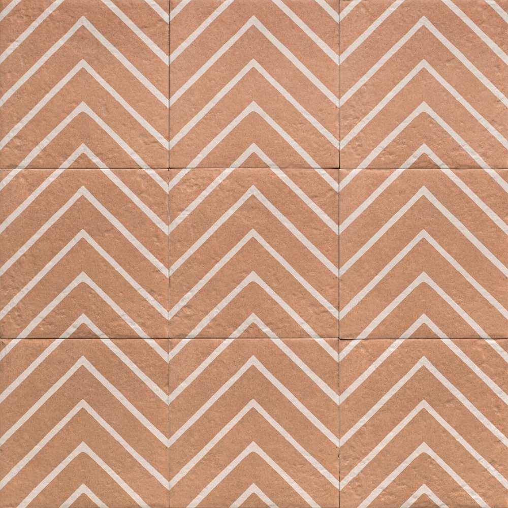 Verity Woven 8" x 8" Cotto Porcelain Matte Tile