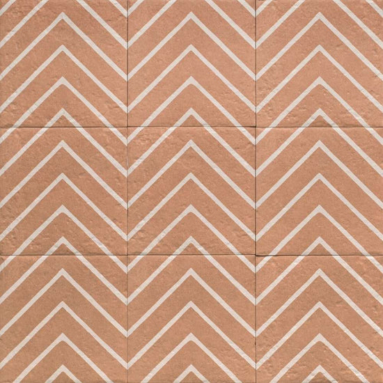 Verity Woven 8" x 8" Cotto Porcelain Matte Tile