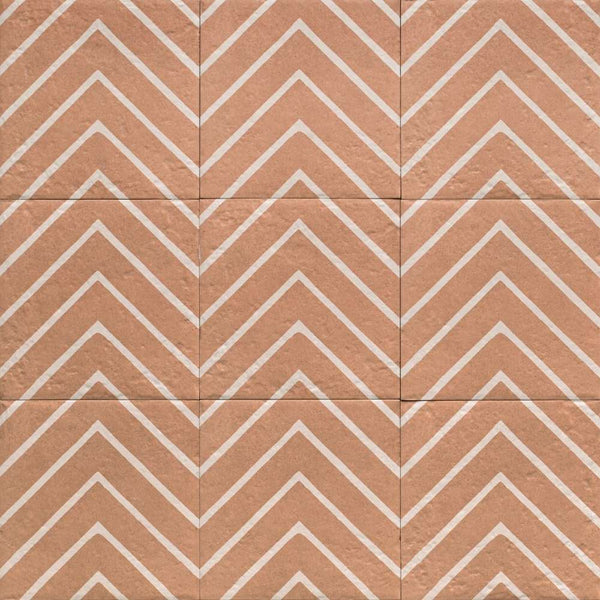 Verity Woven 8" x 8" Cotto Porcelain Matte Tile