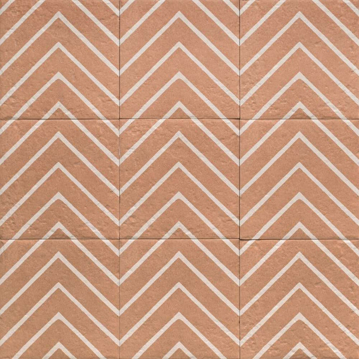 Verity Woven 8" x 8" Cotto Porcelain Matte Tile