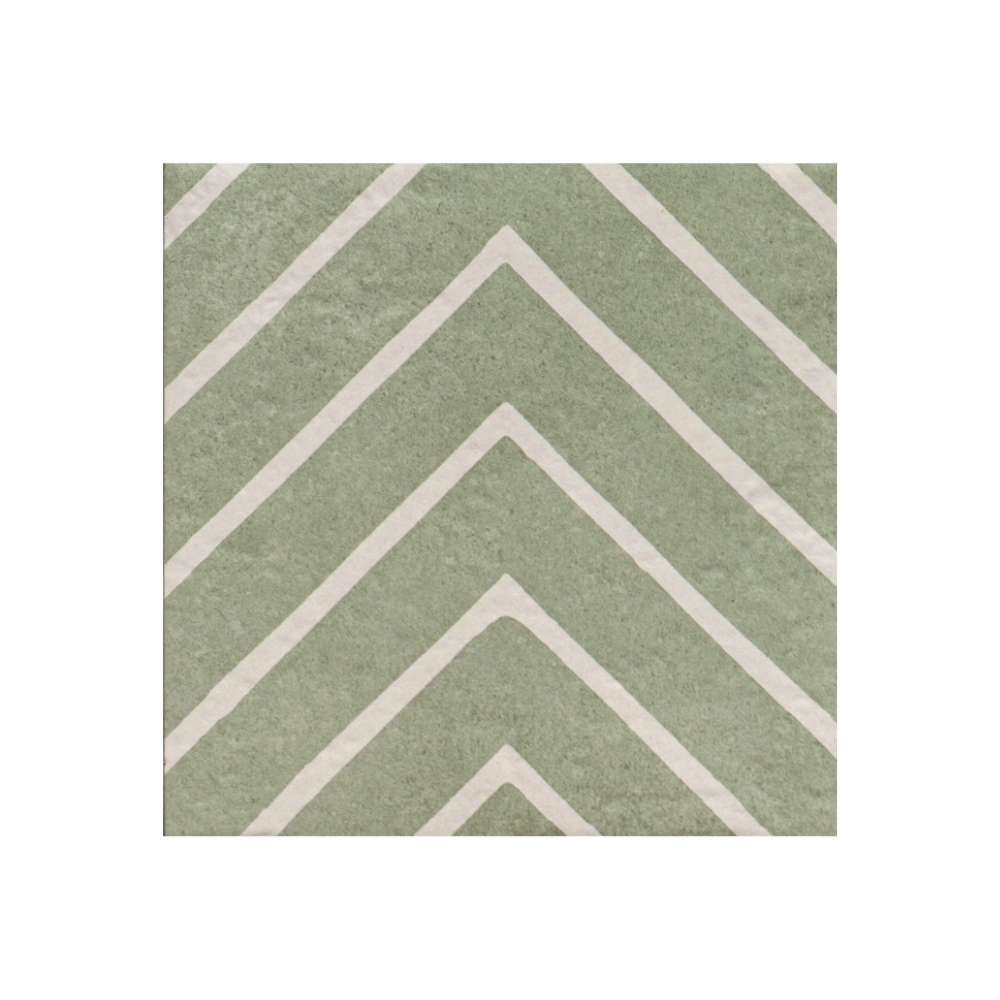Verity Woven 8" x 8" Verde Porcelain Matte Tile