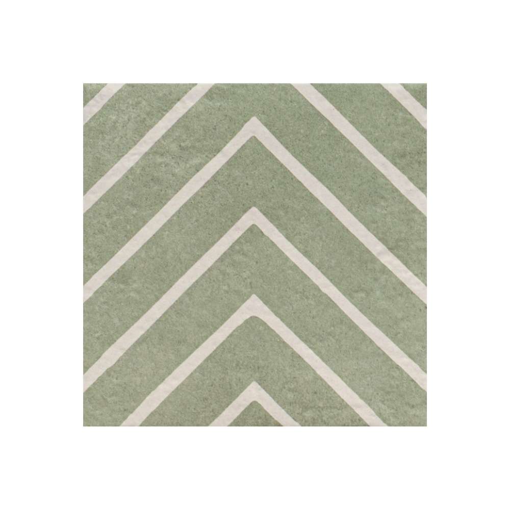 Verity Woven 8" x 8" Verde Porcelain Matte Tile