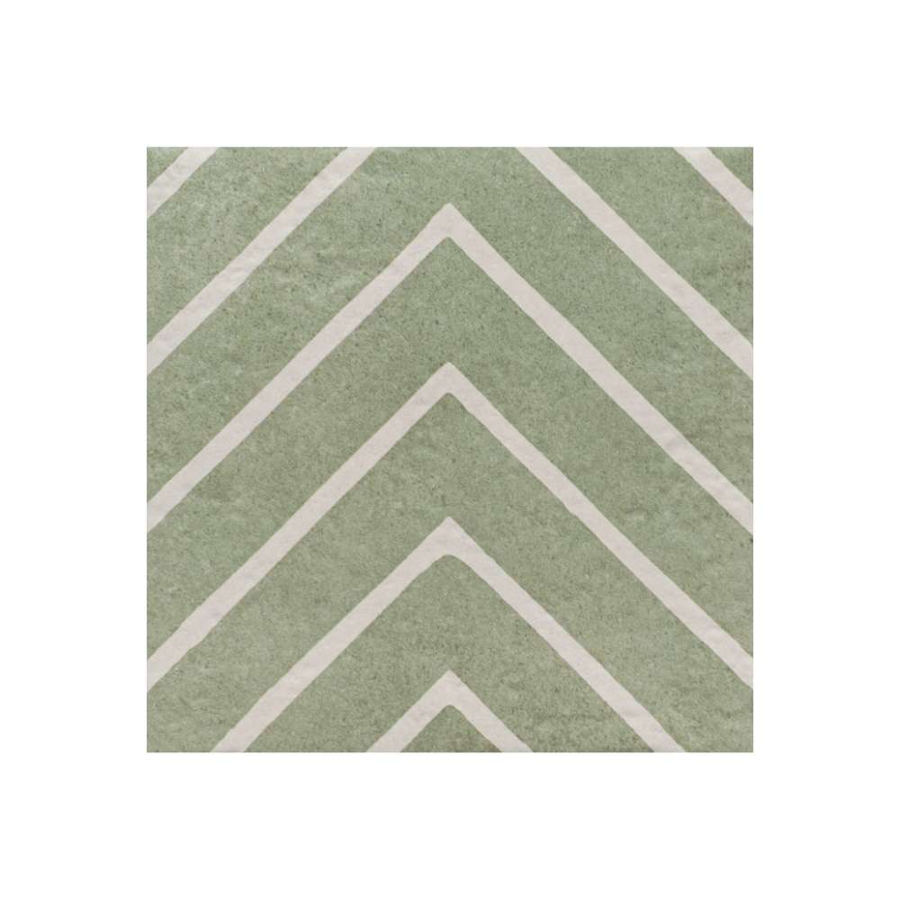 Verity Woven 8" x 8" Verde Porcelain Matte Tile
