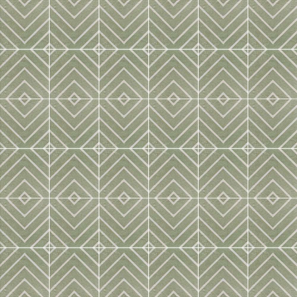 Verity Woven 8" x 8" Verde Porcelain Matte Tile