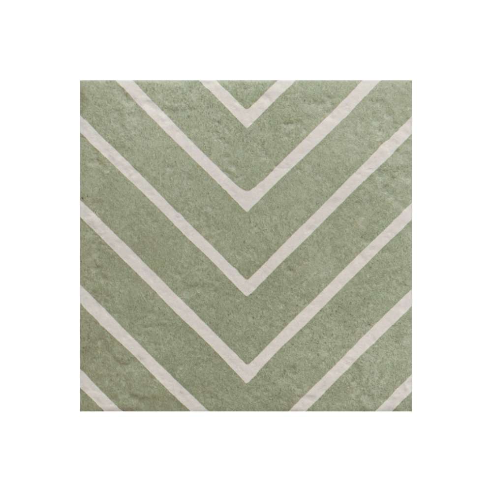 Verity Woven 8" x 8" Verde Porcelain Matte Tile