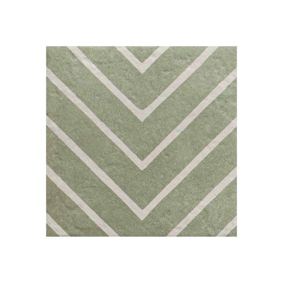 Verity Woven 8" x 8" Verde Porcelain Matte Tile