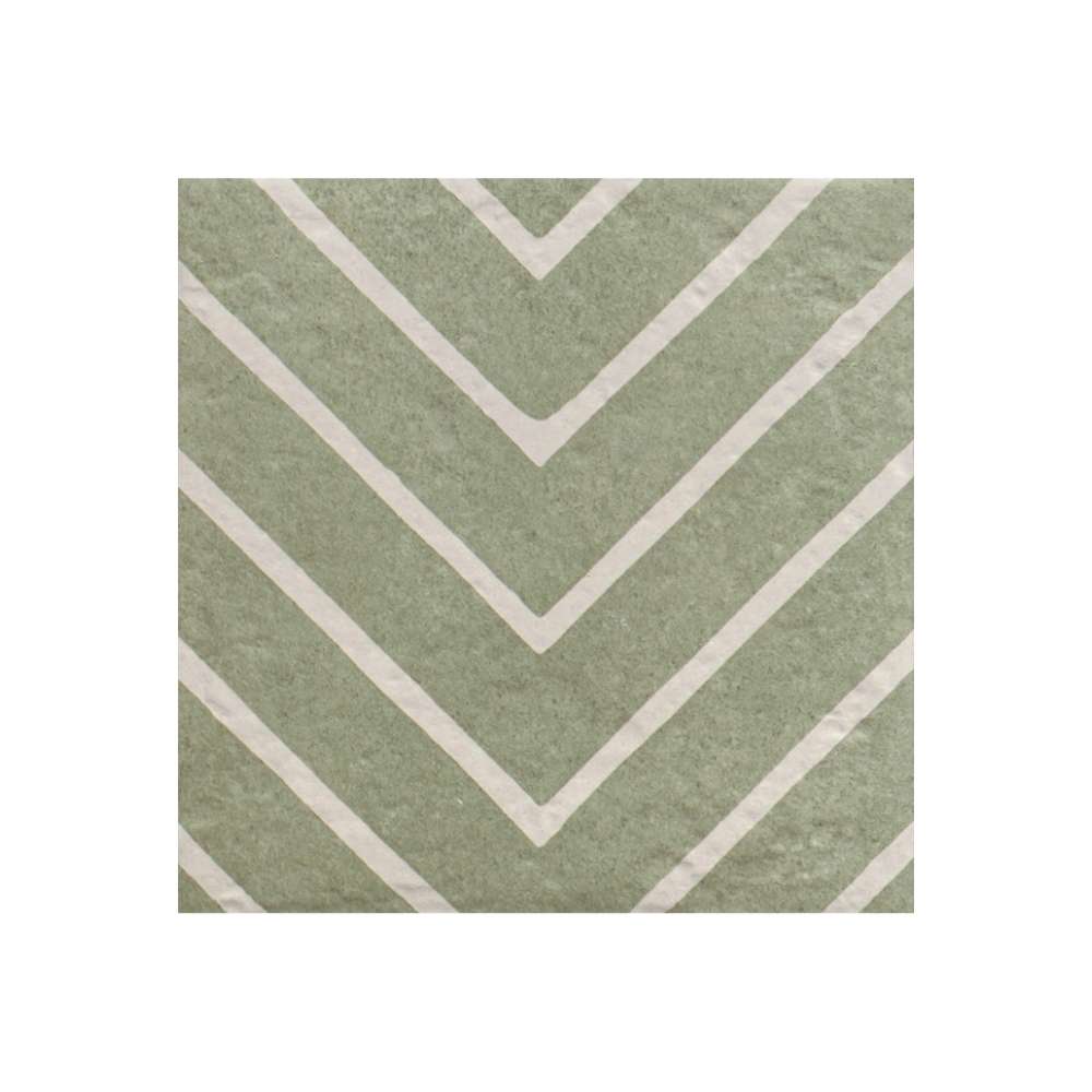 Verity Woven 8" x 8" Verde Porcelain Matte Tile