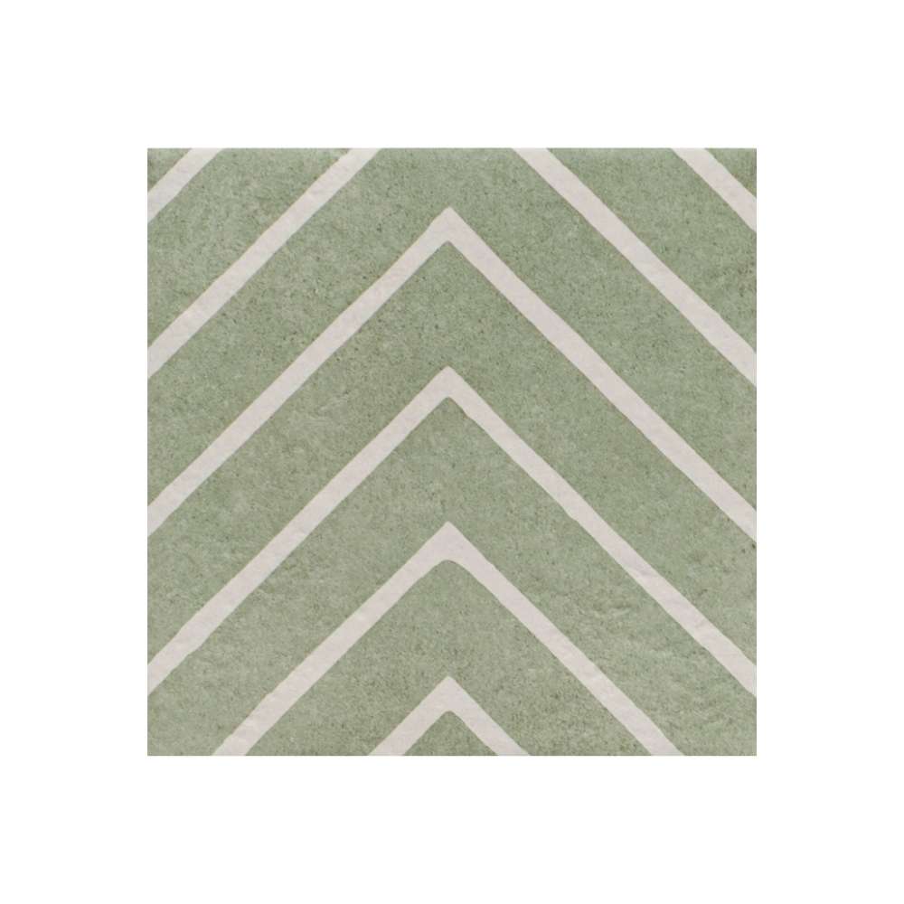 Verity Woven 8" x 8" Verde Porcelain Matte Tile