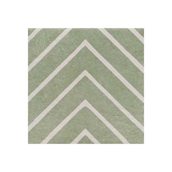 Verity Woven 8" x 8" Verde Porcelain Matte Tile