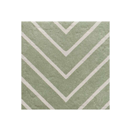 Verity Woven 8" x 8" Verde Porcelain Matte Tile