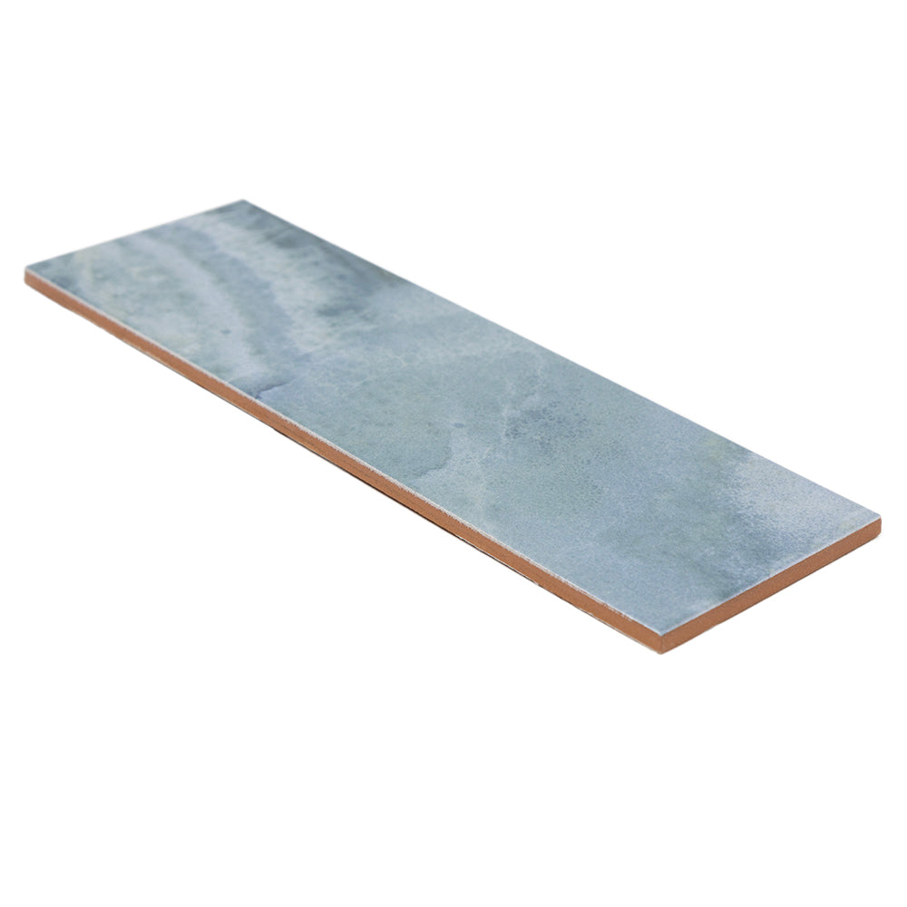 Isla 4" x 12" Aqua Ceramic Glossy Tile