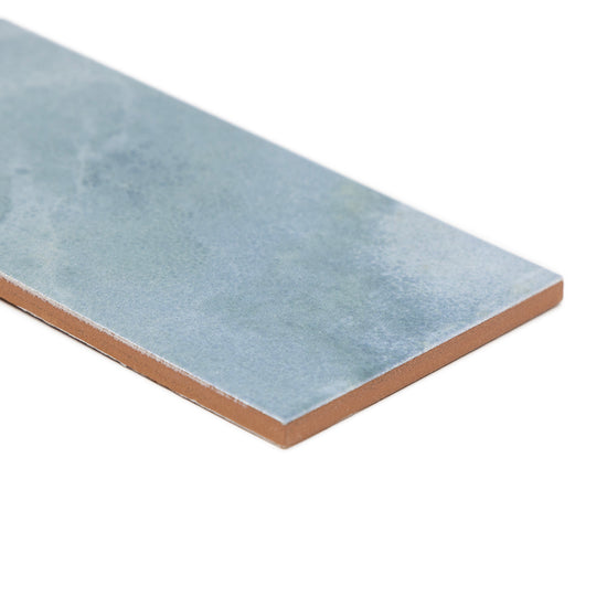 Isla 4" x 12" Aqua Ceramic Glossy Tile