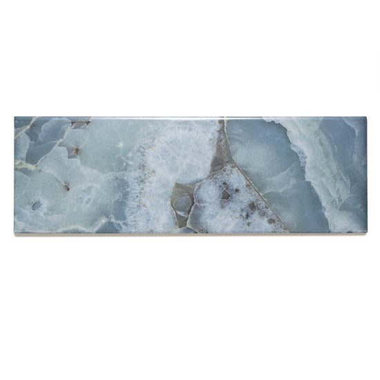 Isla 4" x 12" Aqua Ceramic Glossy Tile