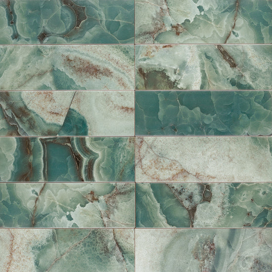 Isla 4"x12" Emerald Ceramic Glossy Tile