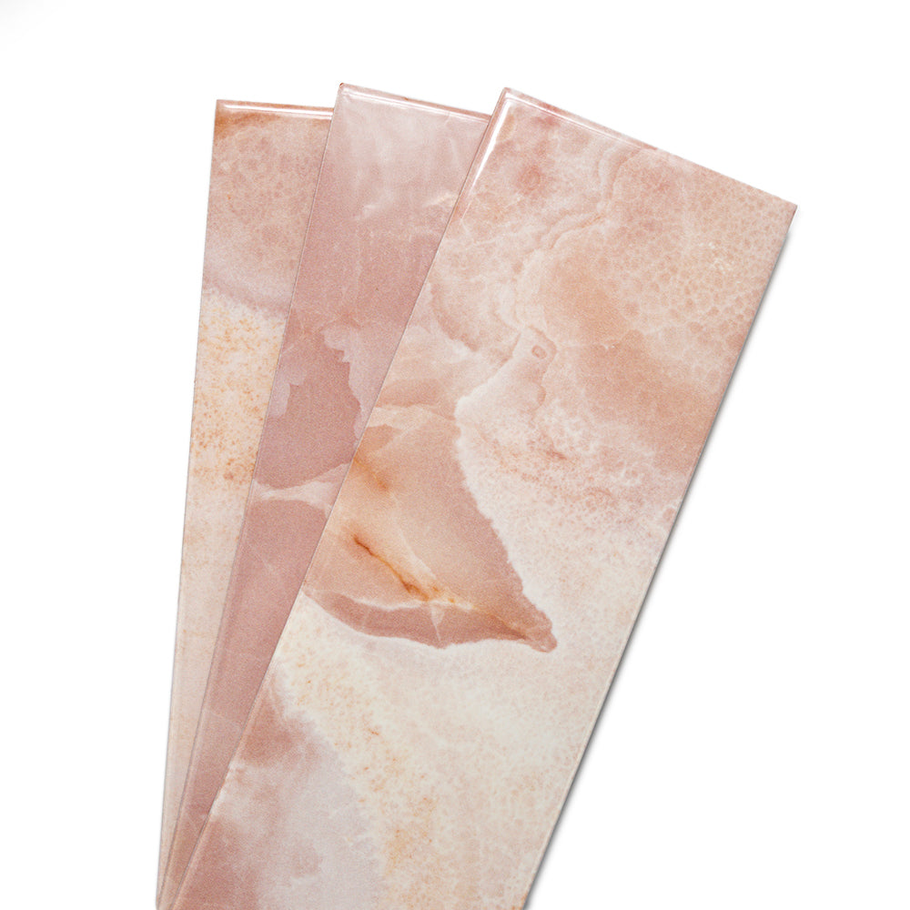 Isla 4" x 12" Rosewood Ceramic Glossy Tile