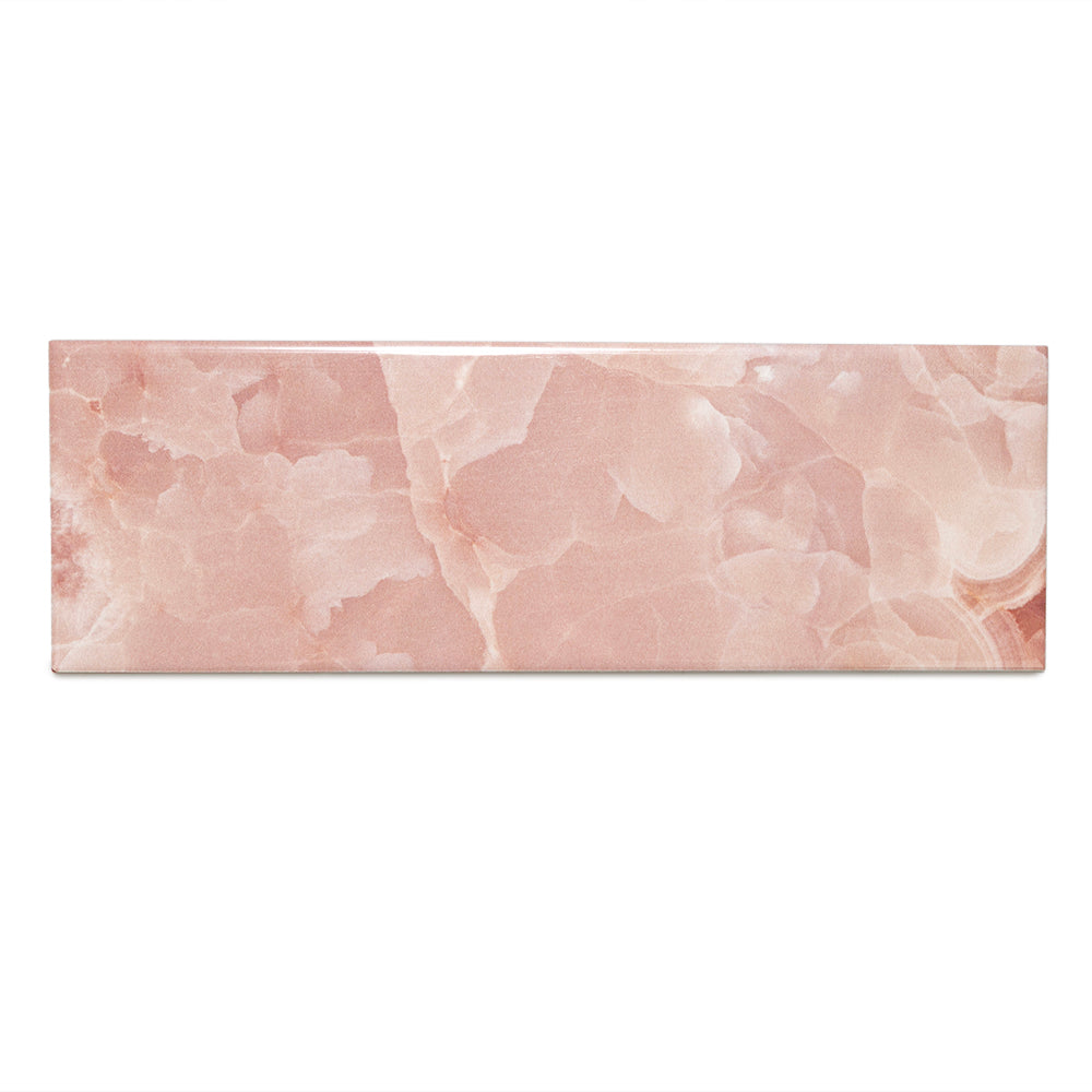 Isla 4" x 12" Rosewood Ceramic Glossy Tile