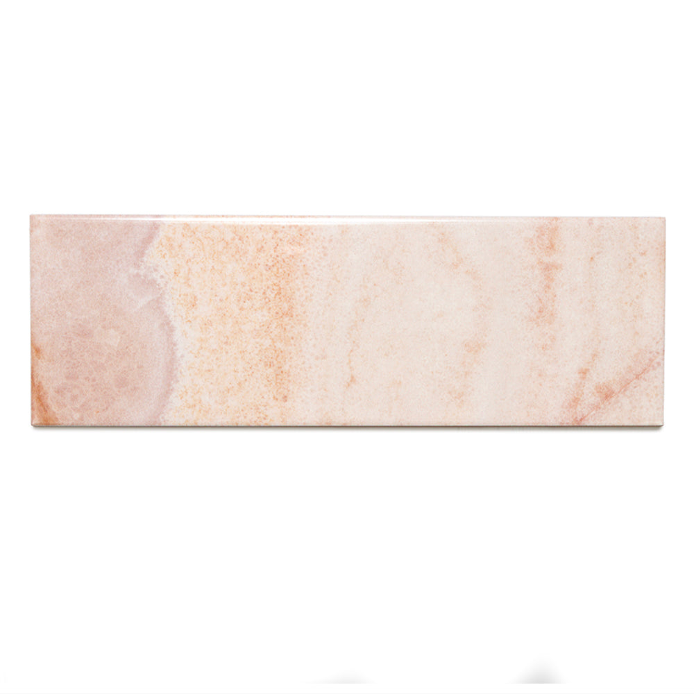 Isla 4" x 12" Rosewood Ceramic Glossy Tile