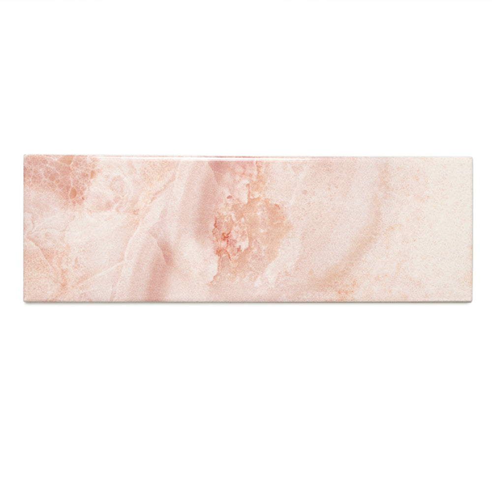 Isla 4" x 12" Rosewood Ceramic Glossy Tile