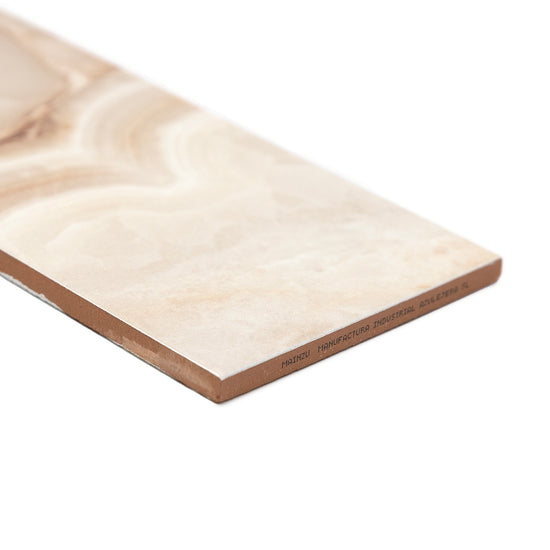 Isla 4" x 12" Sand Ceramic Glossy Tile