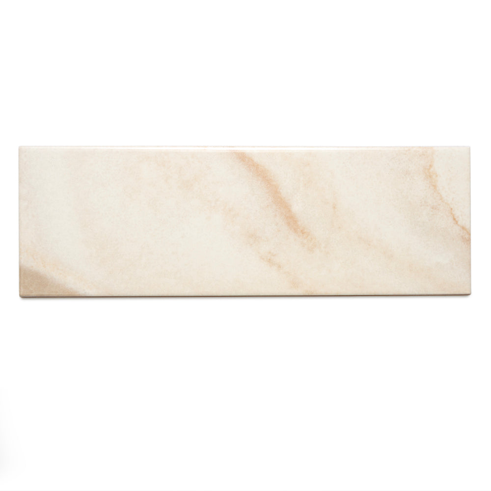 Isla 4" x 12" Sand Ceramic Glossy Tile