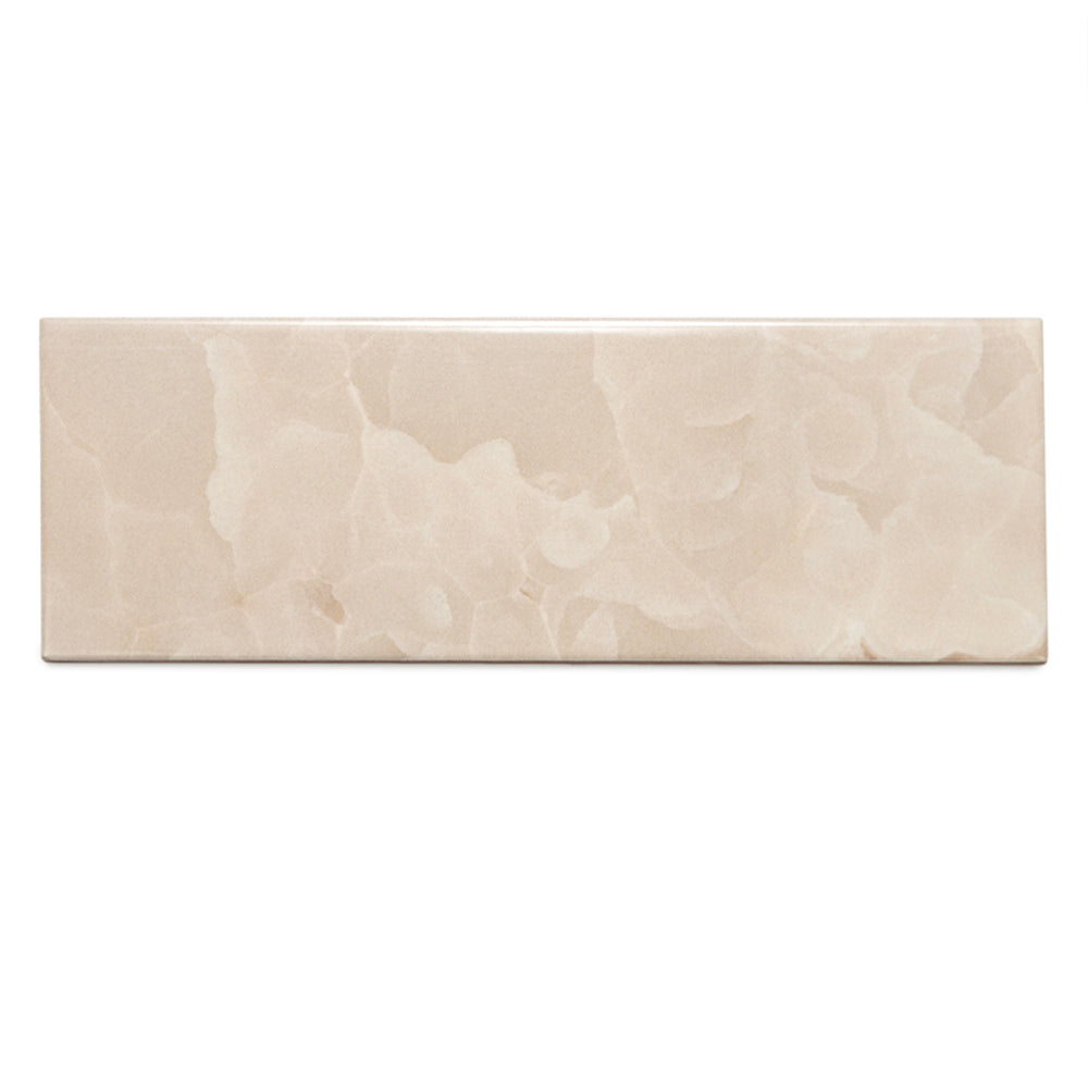 Isla 4" x 12" Sand Ceramic Glossy Tile