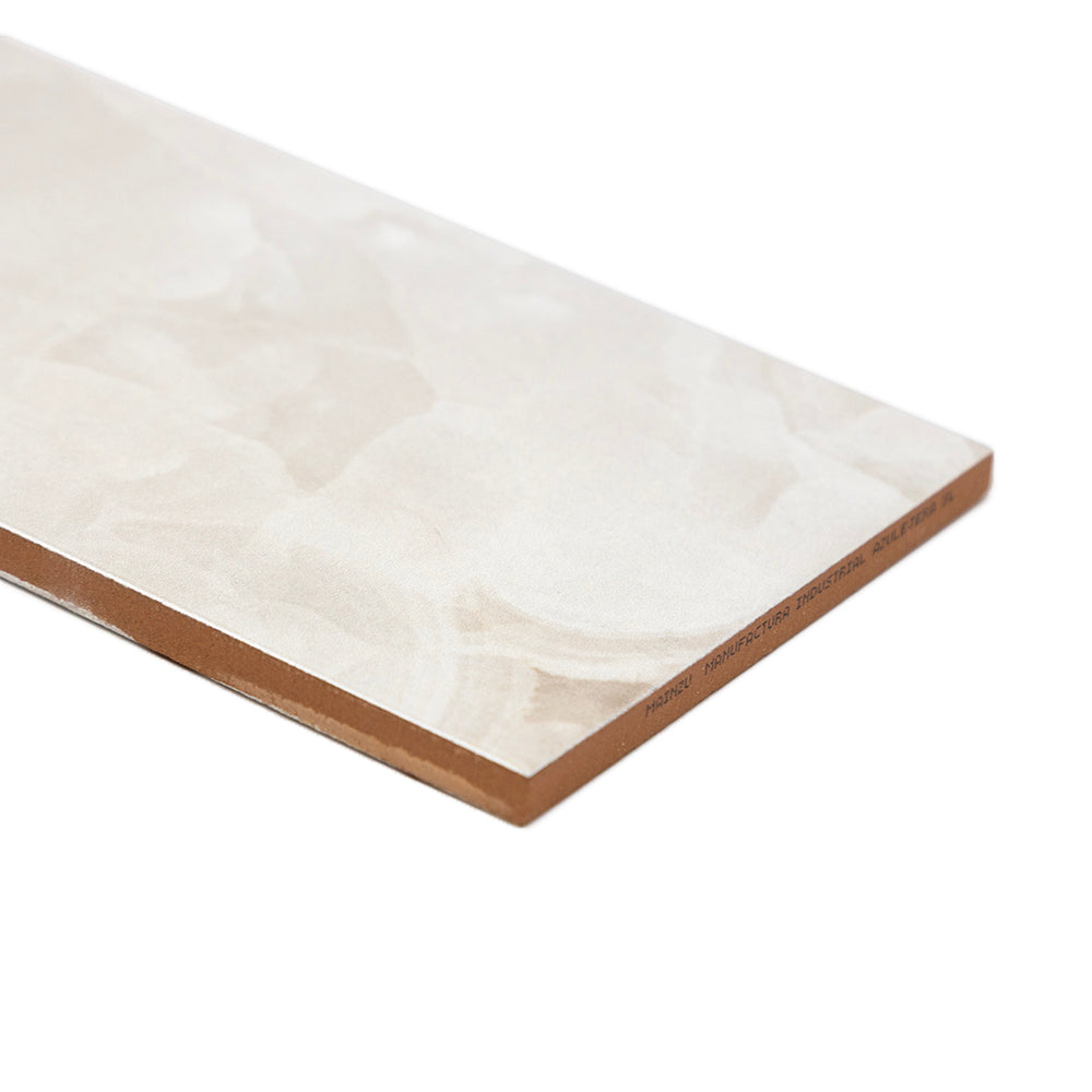 Isla 4" x 12" Snow Ceramic Glossy Tile