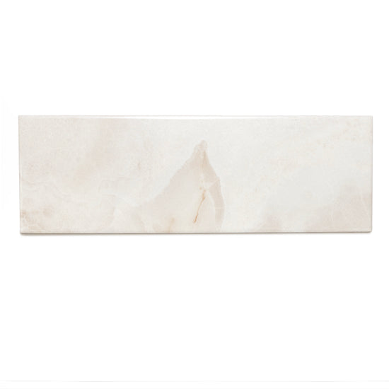 Isla 4" x 12" Snow Ceramic Glossy Tile