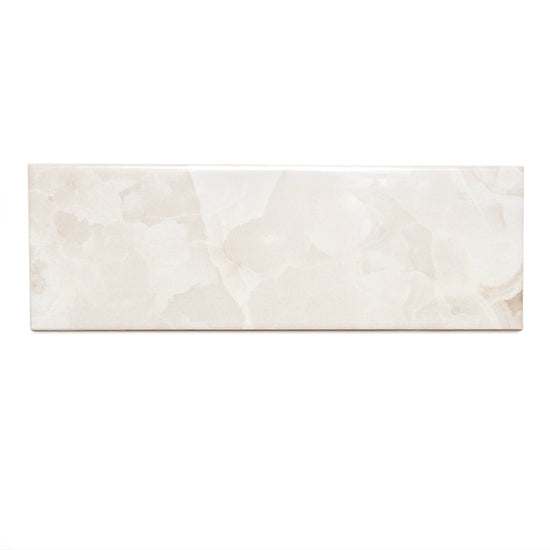 Isla 4" x 12" Snow Ceramic Glossy Tile
