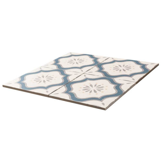 DaVinci 7.9" x 7.9" Porcelain Patterned Spanish/Moroccan Wall & Floor Tile