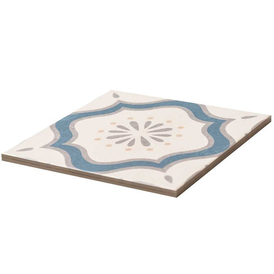 DaVinci 8" x 8" Blue Porcelain Matte Tile