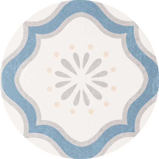 DaVinci 7.9" x 7.9" Porcelain Patterned Spanish/Moroccan Wall & Floor Tile