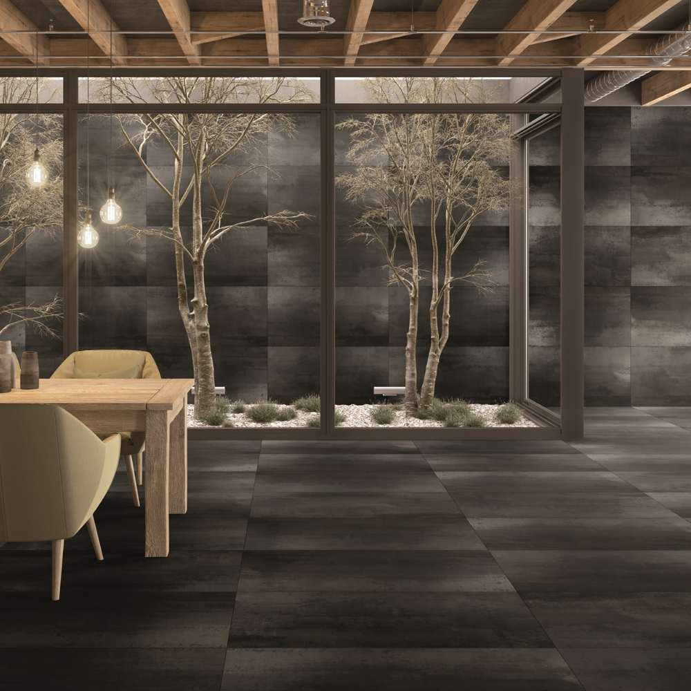 Metallica 24" x 48" Porcelain Metal Look Wall & Floor Tile