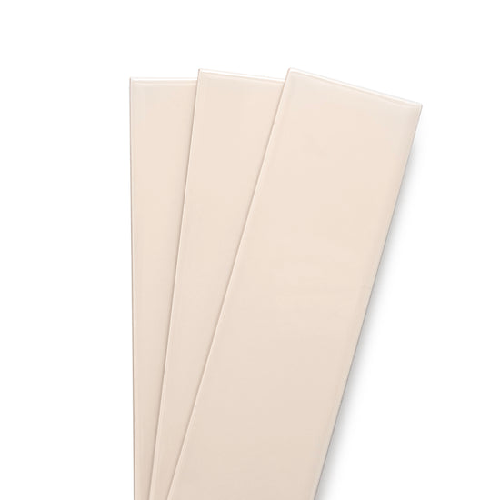 Subway Art 2"x8" Beige Pale Ceramic Glossy Tile