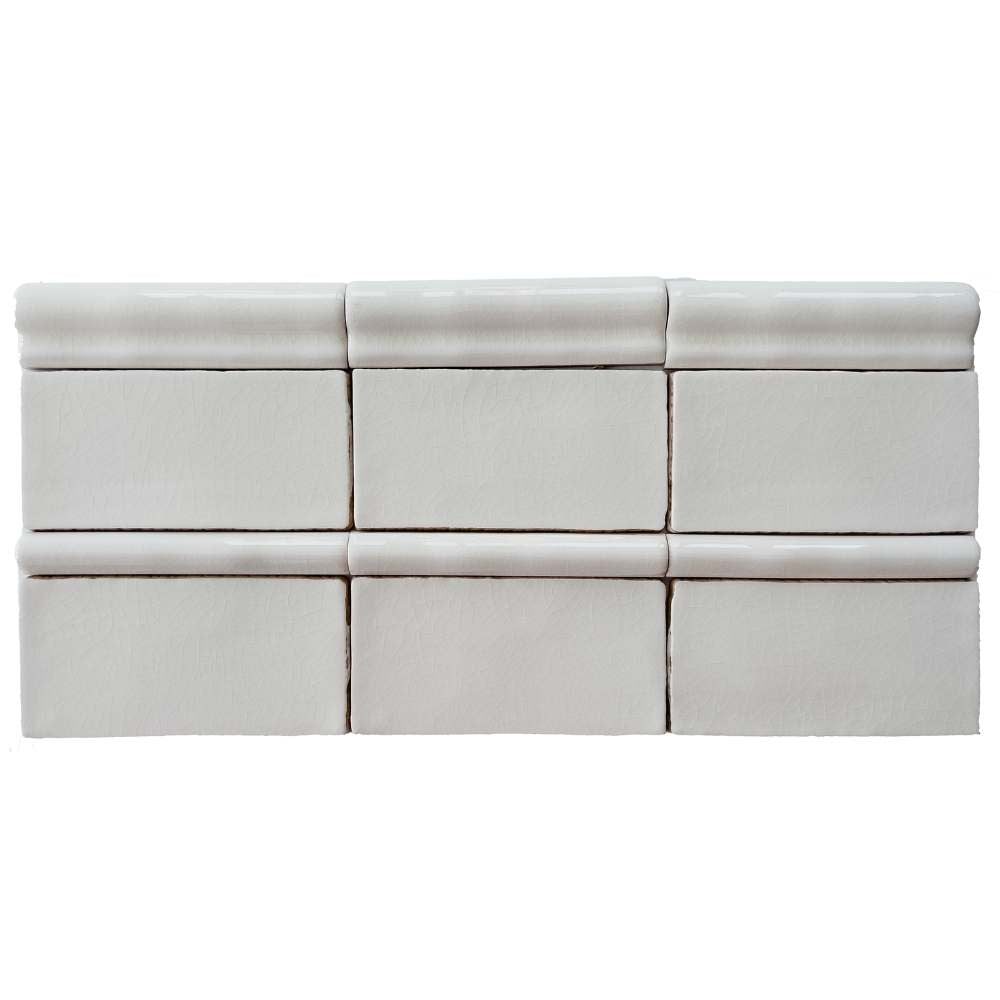 Frost 1" x 6" Blanco Ceramic Glossy Pencil