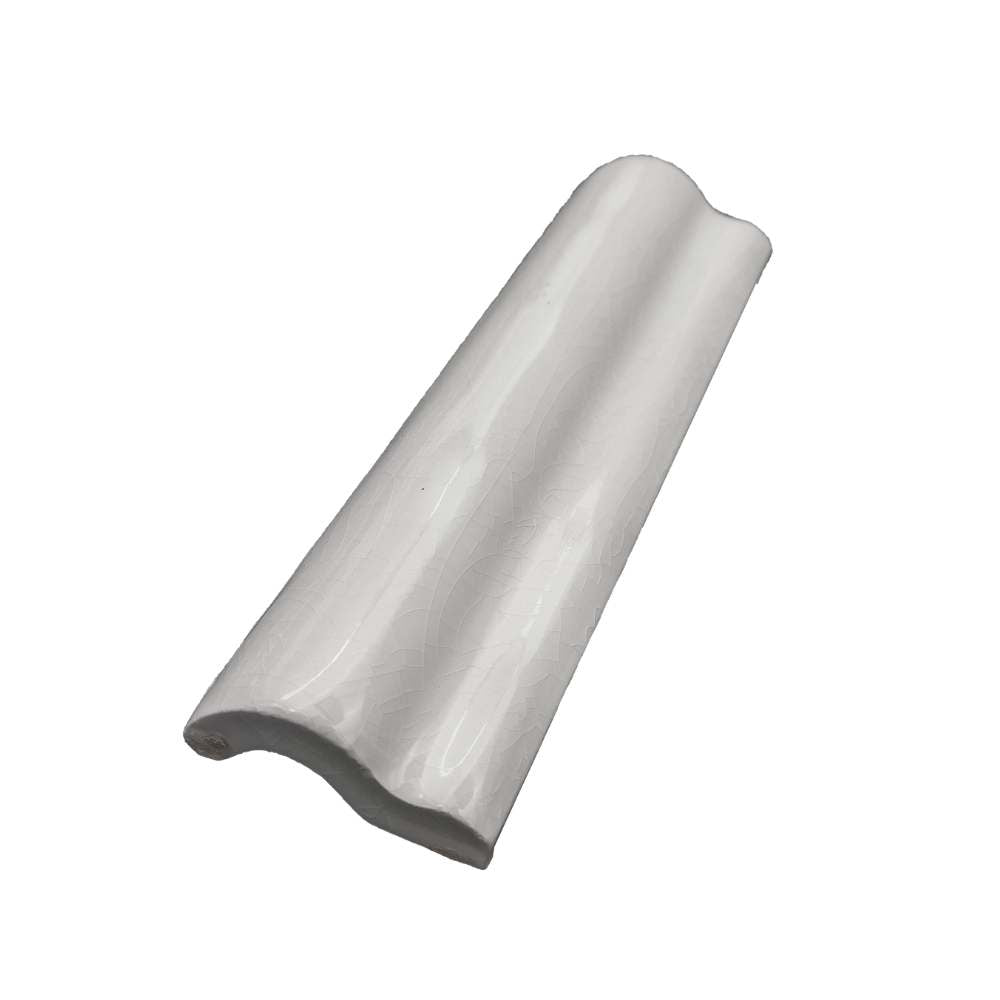 Frost 2" x 6" Blanco Ceramic Glossy Chair Rail