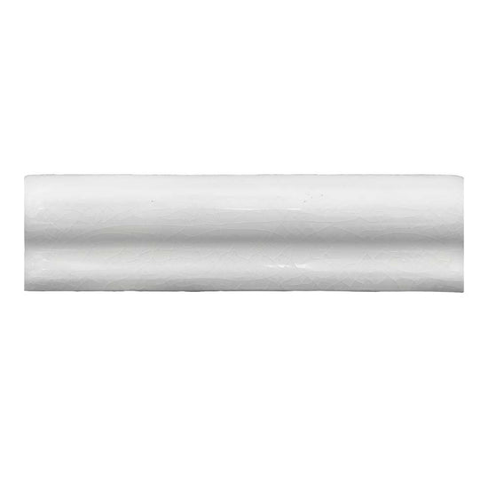 Frost 2" x 6" Blanco Ceramic Glossy Chair Rail