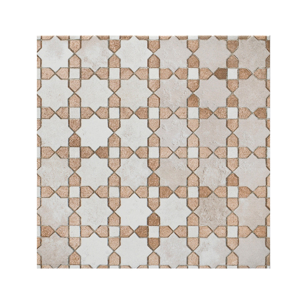 Roman Road 8"x8" Riad Porcelain Glossy Tile