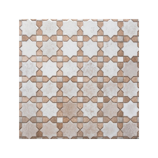 Roman Road 8"x8" Riad Porcelain Glossy Tile